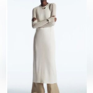 COS Knitted Linen Maxi Dress